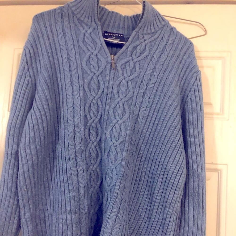 BISCOTTE-Winter Blue Sweater- - Picture 3 of 4